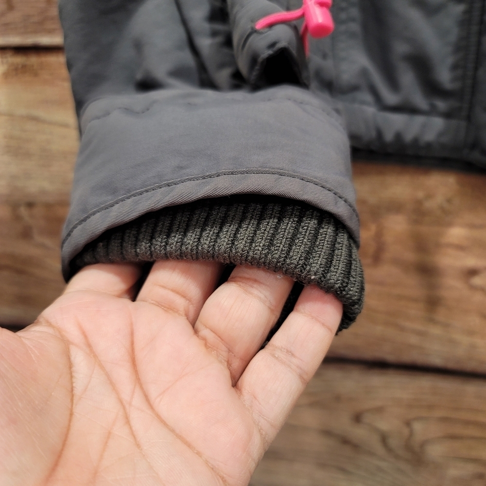 Hollister Fleece Lined Gray Pink Coat - S - Picture 4 of 8